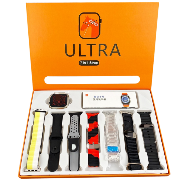 Ultra Smart Watch (7 in 1) Straps Set!