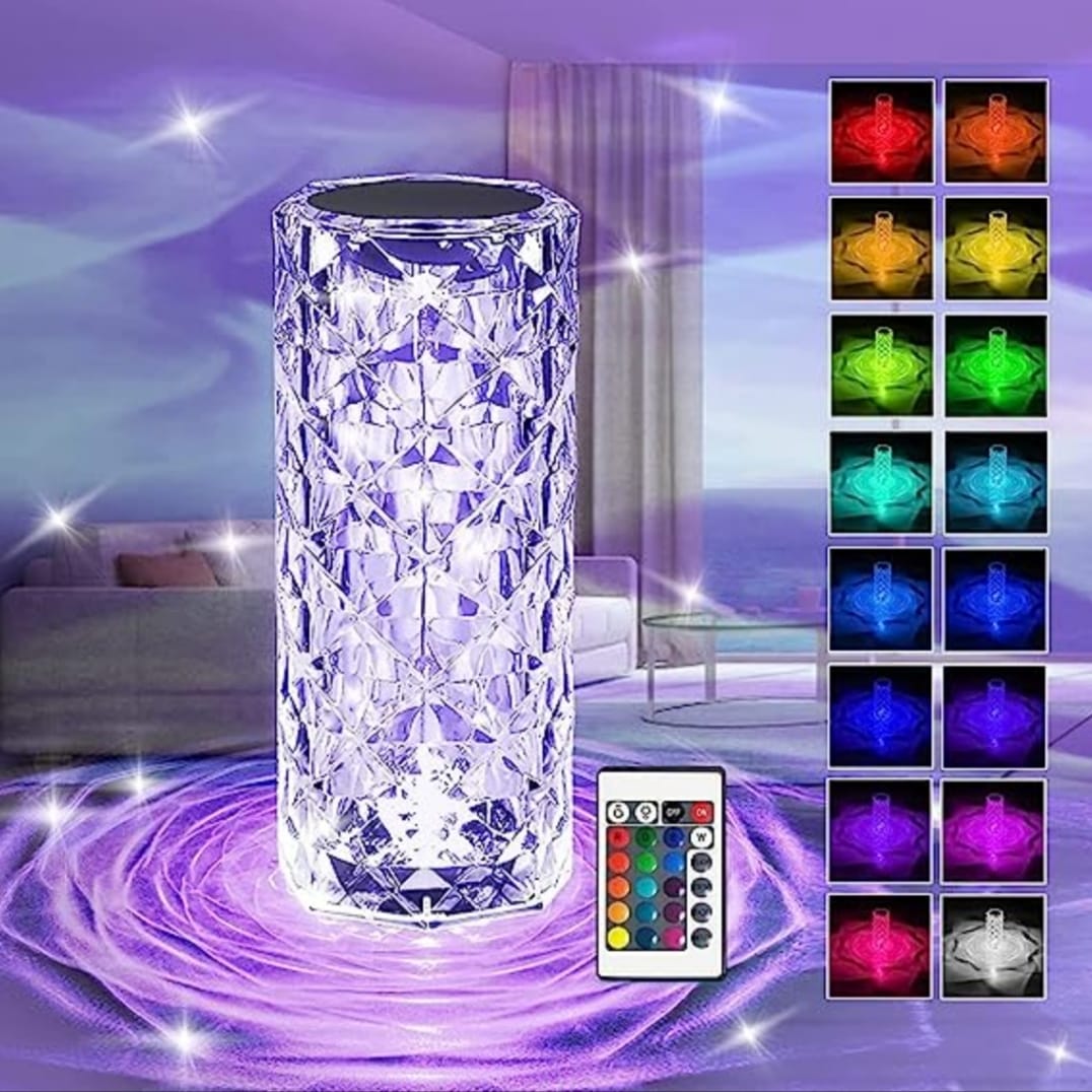 CRYSTAL DIAMOND LAMP