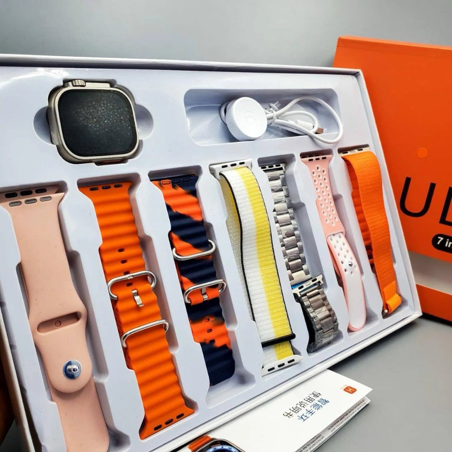 Ultra Smart Watch (7 in 1) Straps Set!