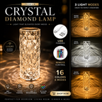 CRYSTAL DIAMOND LAMP