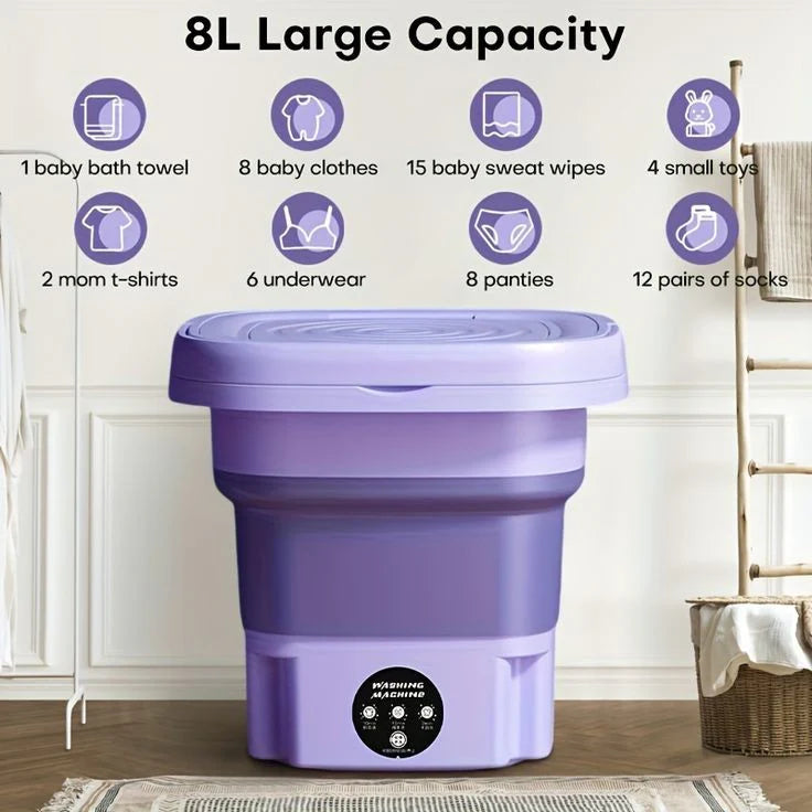 Mini Portable Washing Machine!