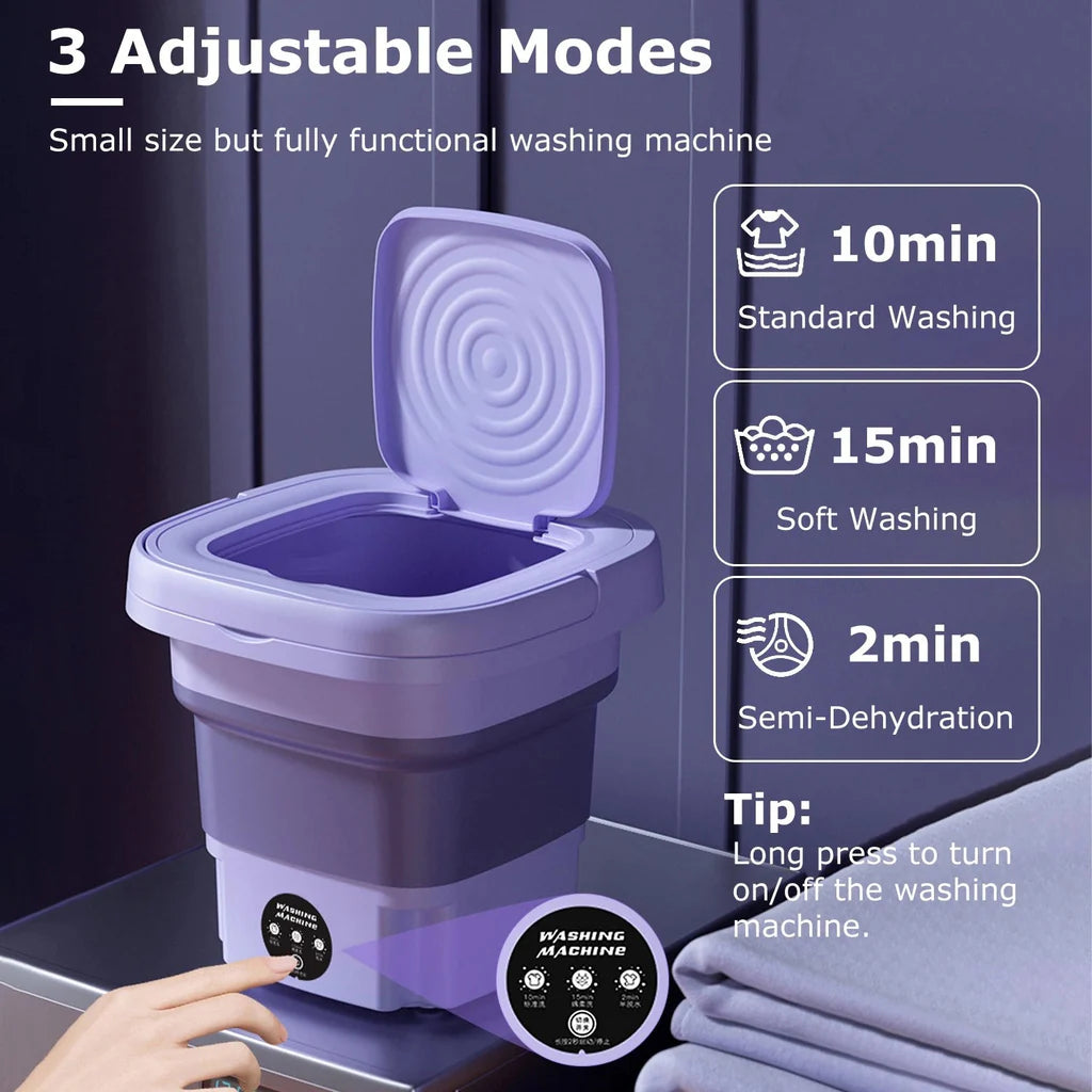 Mini Portable Washing Machine!